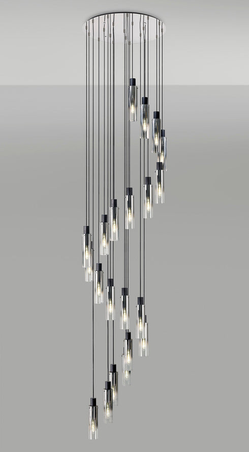 Brooks Slim Round Pendant 21 Light